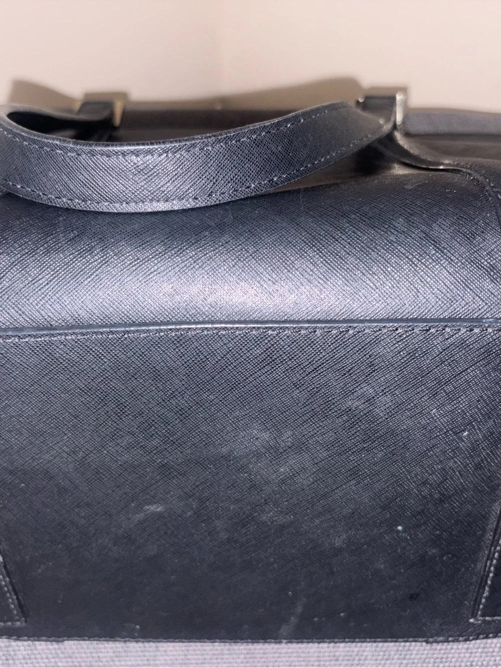 Kate Spade Large Solid Black Tote Shoulder Purse Used